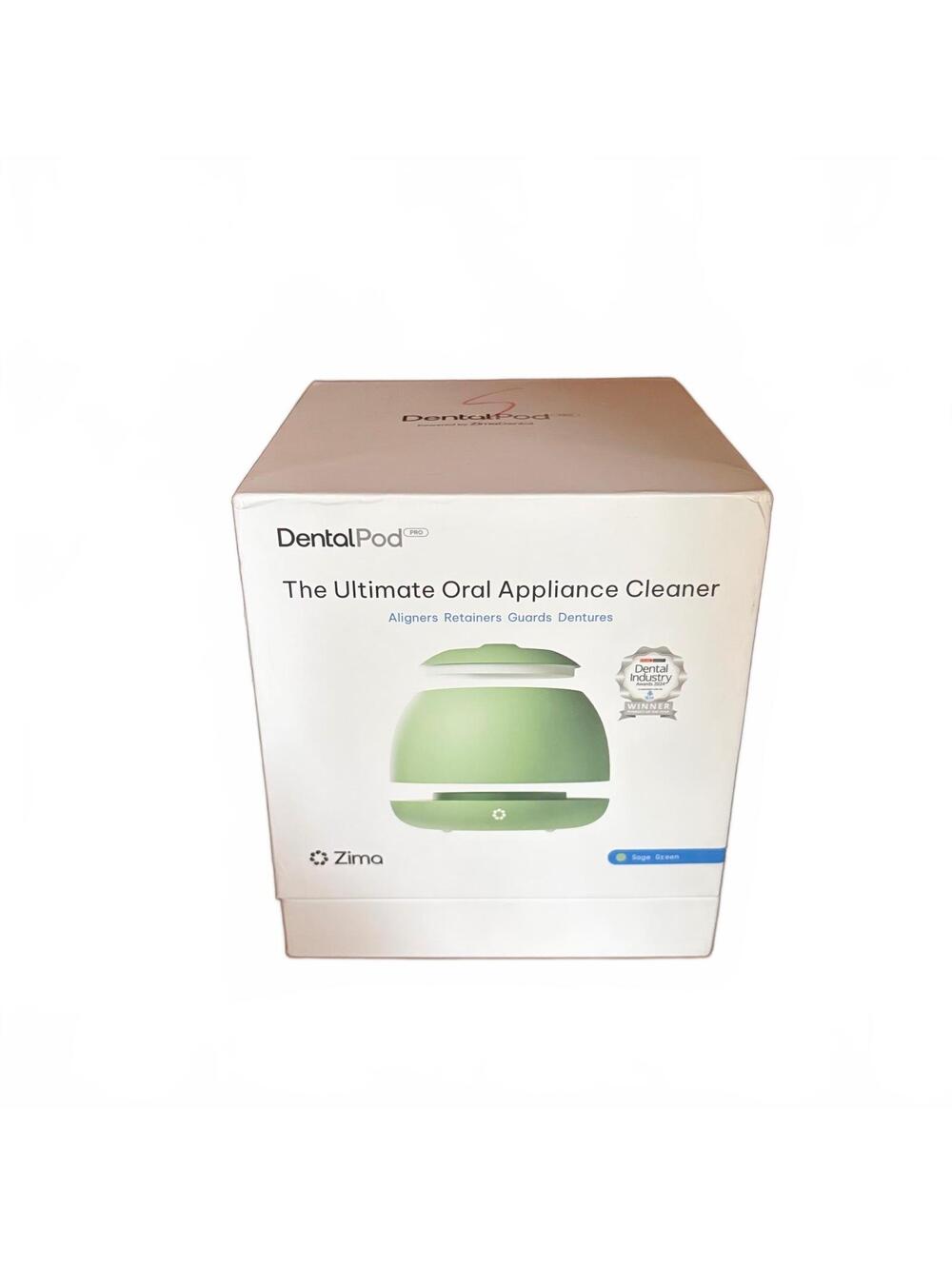Zima Dental Pod Pro Ultimate Oral Appliance Cleaner Sage Green